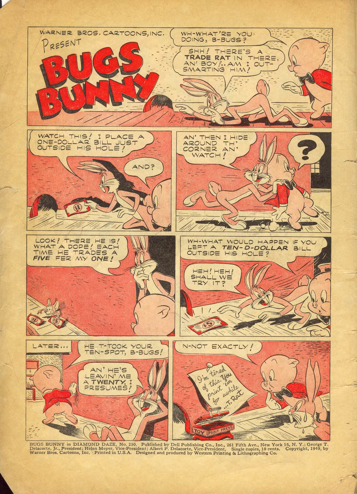 Read online Four Color Comics comic -  Issue #250 - 2