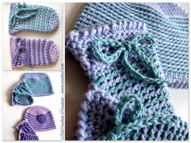 crochet patterns, how to crochet, baby hats, baby mittens, newborn,