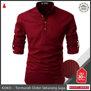KKO77 TTT201 Baju Koko Polos Wiliam Keren BMGShop