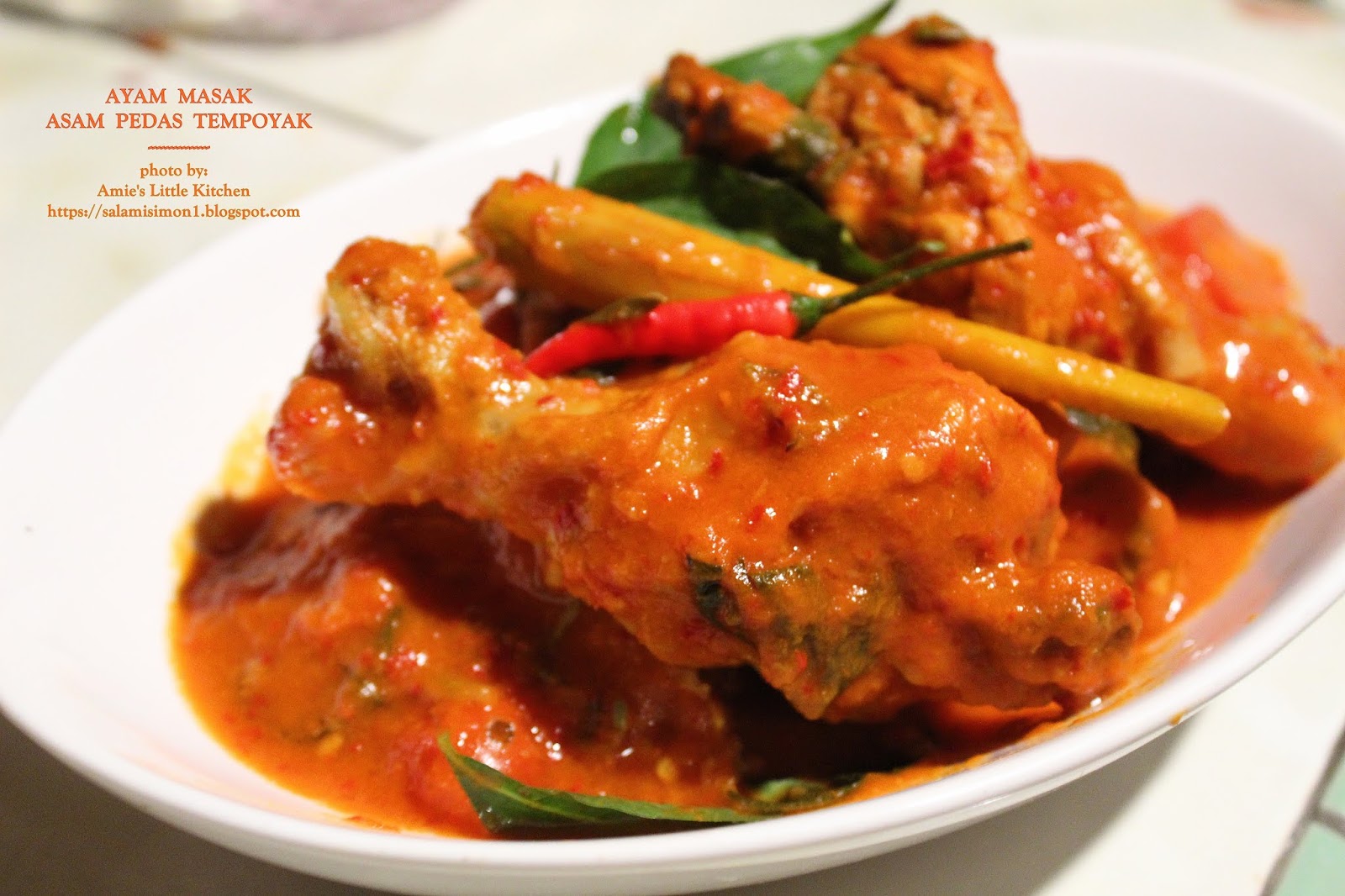 Cara Masak Asam Pedas Tempoyak Ayam  Amie's Little Kitchen