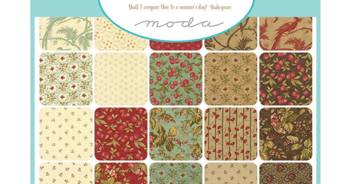 Crazy Quilt Girl Fabric Shop Moda Sweet Cherry Wine Fabric