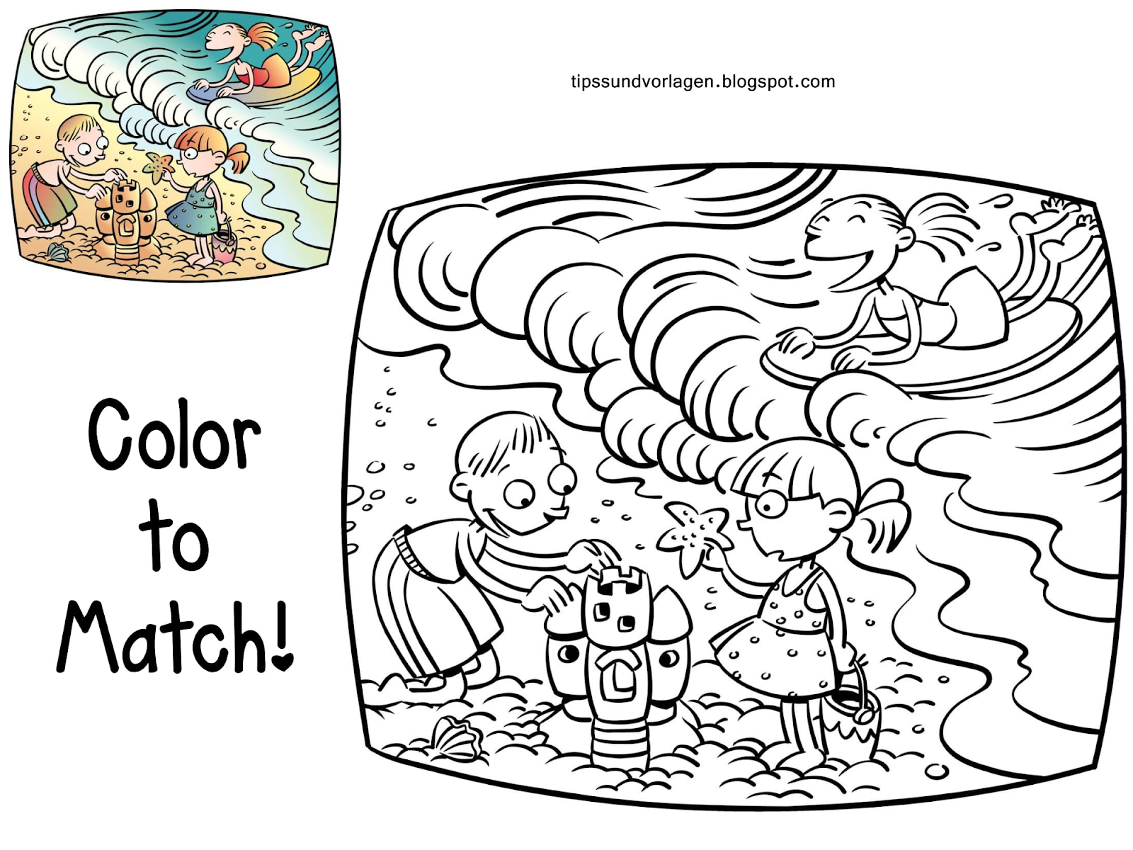 Summer Coloring Pages For Toddler - Tipss Und Vorlagen - Summer Coloring Pages For Toddler - Tipss Und Vorlagen
