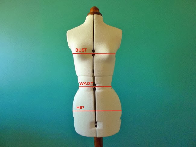 Bust Waist Hip Measurements Chart