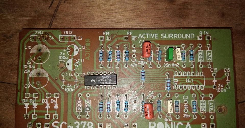 Kumpulan desain PCB: Ronica PCB SC-378 Active Surround