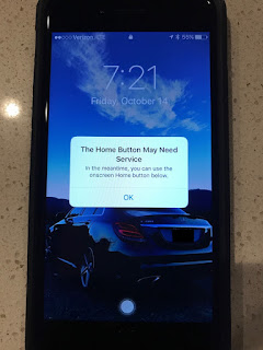 iPhone 7 Detects Faulty Home Button, Automatically Enables Assistive Touch [Photo]