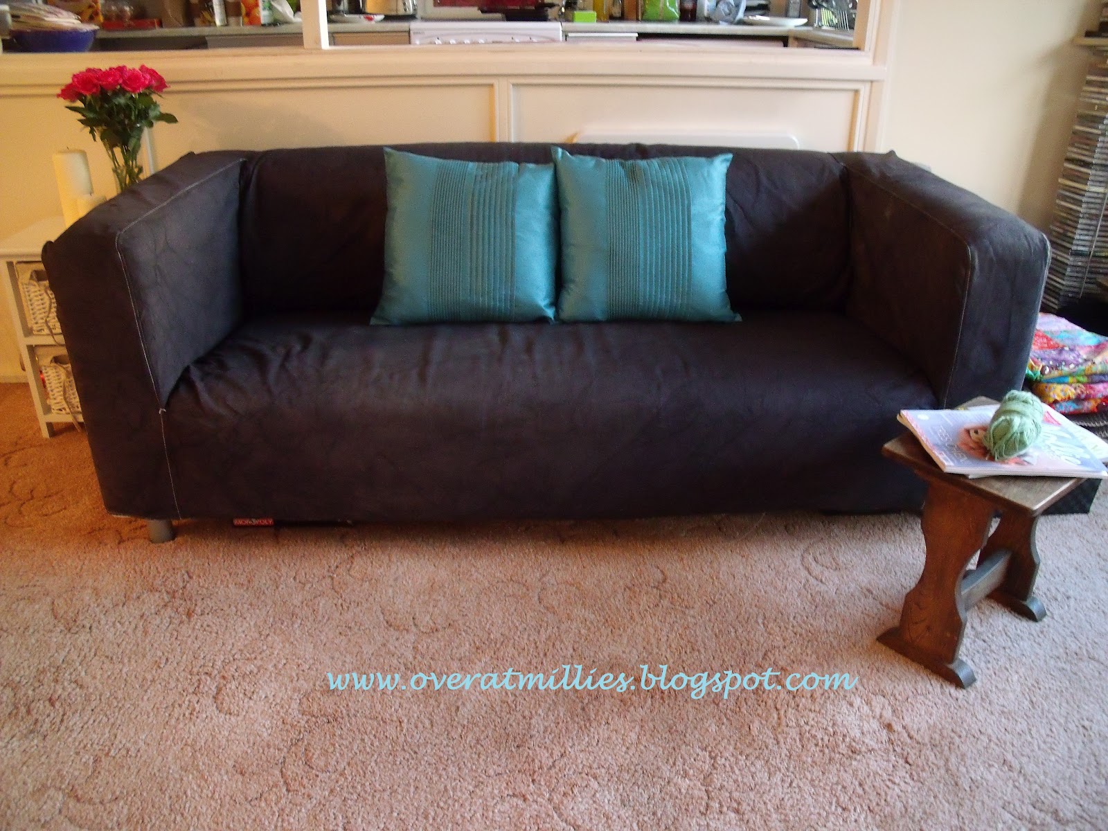 Over at Millie's How to... Dye a Klippan Sofa Cover (without failing