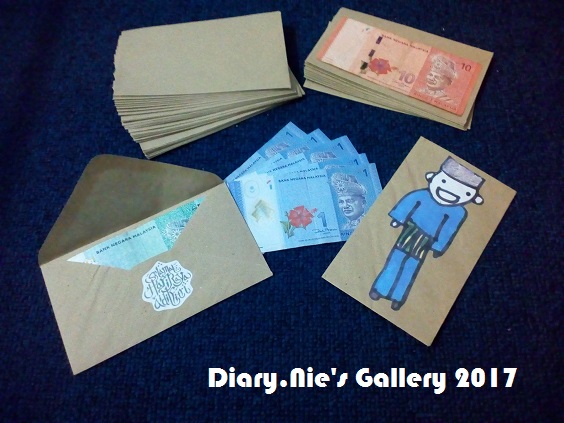 Diary.Nie's Gallery: DIY Sampul Duit Raya