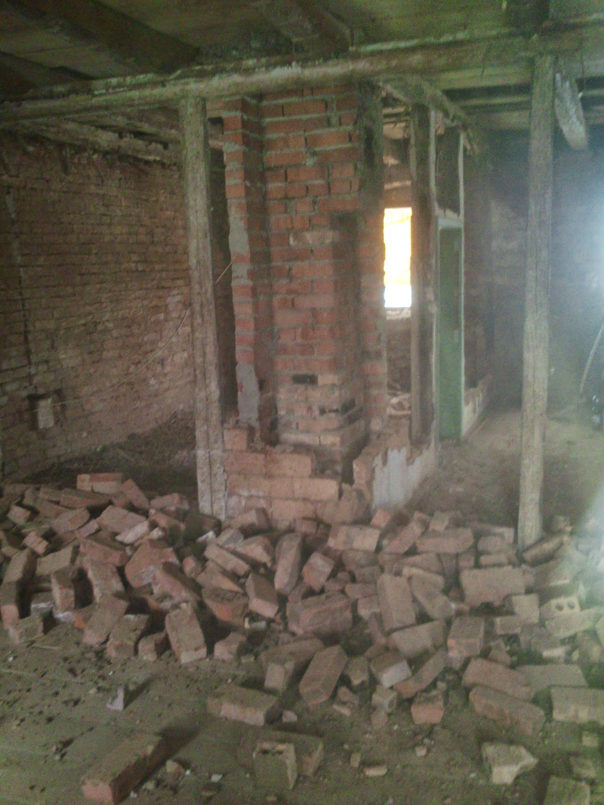 ein Bautagebuch: 9. Ziegelsteinwände