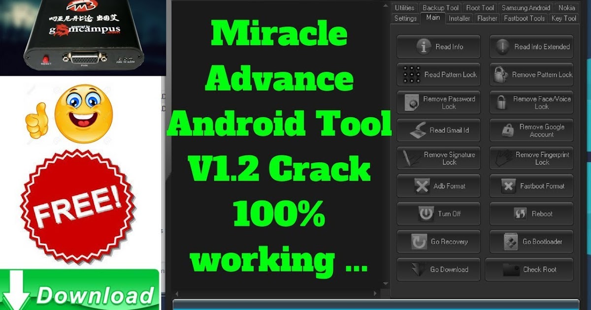 miracle advanced android tool 1.2 crack free download
