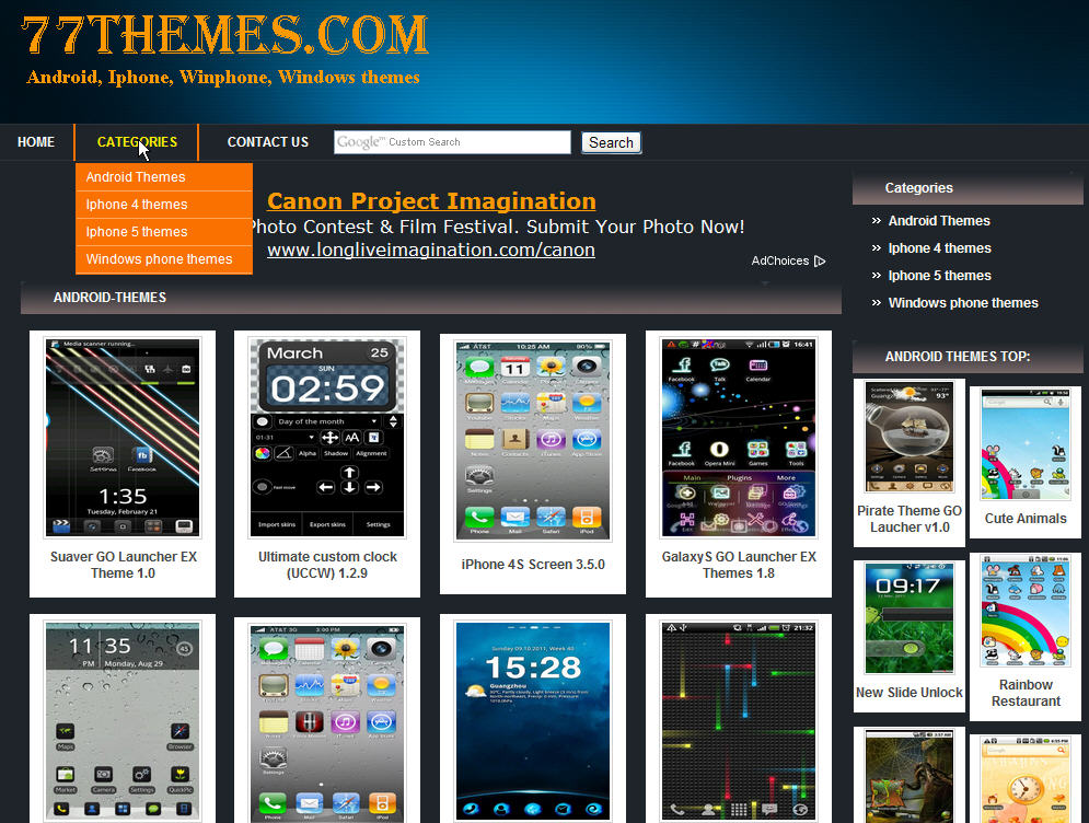 Top 6 Free iPhone 5 Themes Download sites PPT Garden