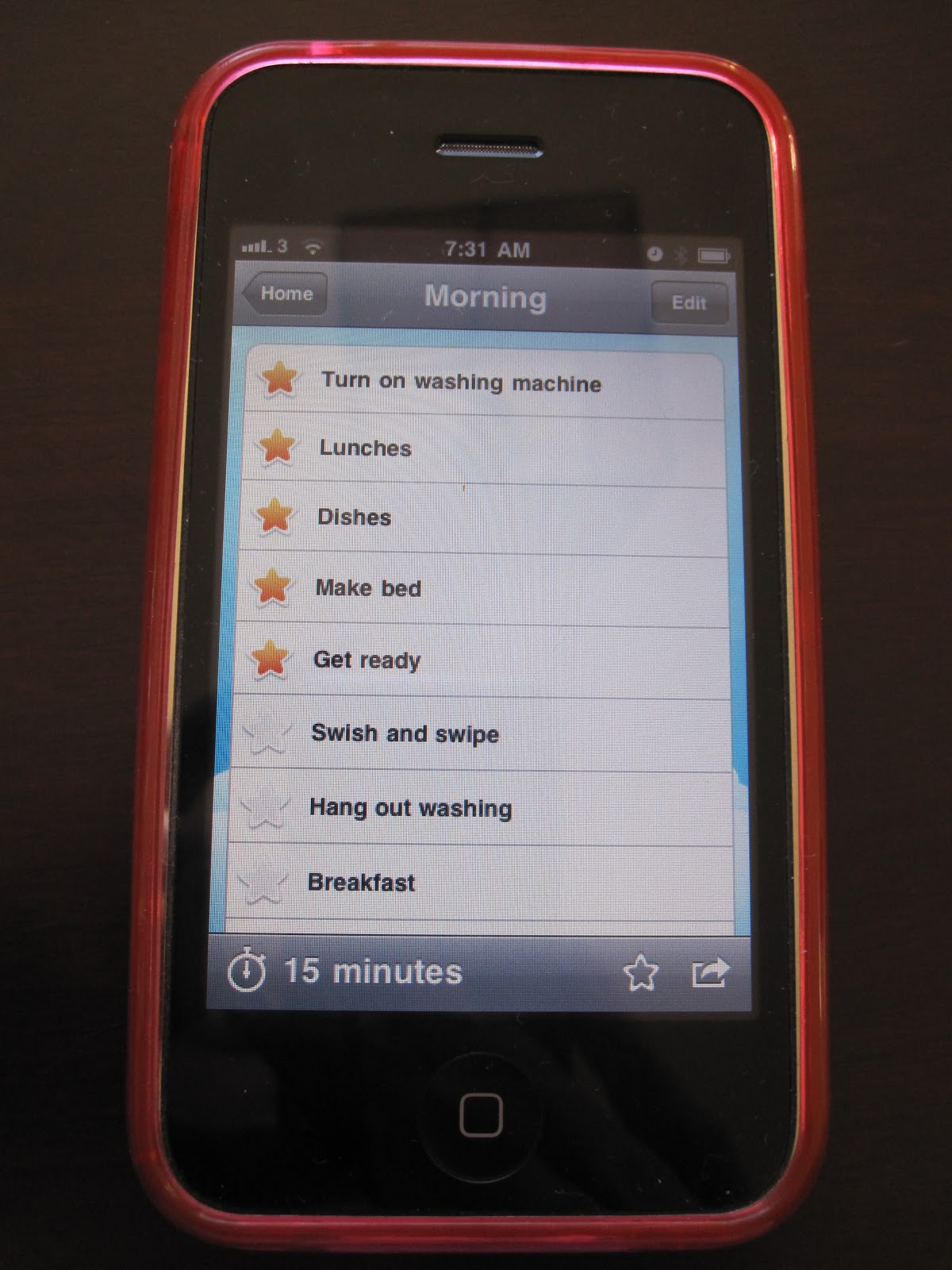Cassadiva Home Routines App for iPhone
