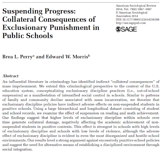 How We Discipline Students in Schools Is "TrumpLike"