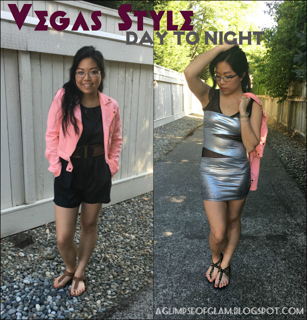 Vegas Style Day to Night: A Virtual Vacation in Vegas - Andrea Tiffany A Glimpse of Glam