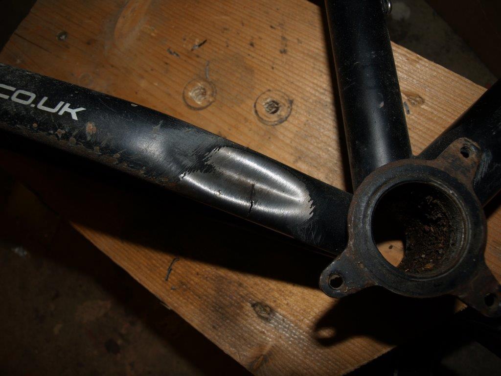 Dorky Thorpy Blog Fix a Cracked Steel Bike Frame