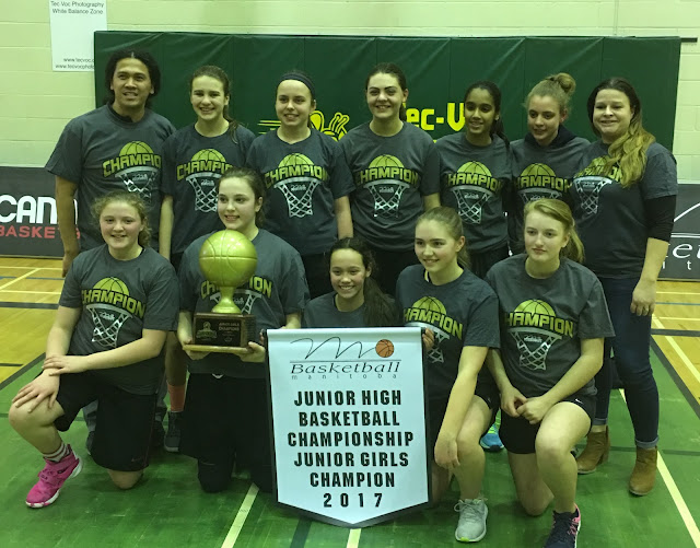 Junior High Basketball Champions Crowned for 2017 Basketball Manitoba