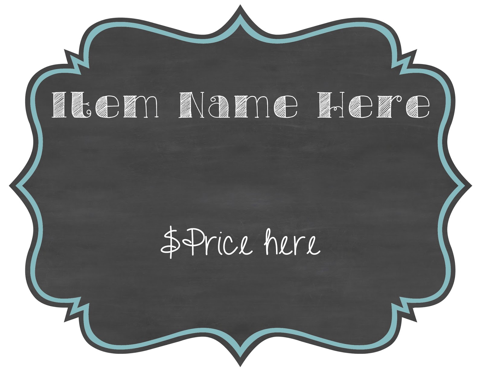 A Pinch of Katy: Tutorial: Mock chalkboard frame signs