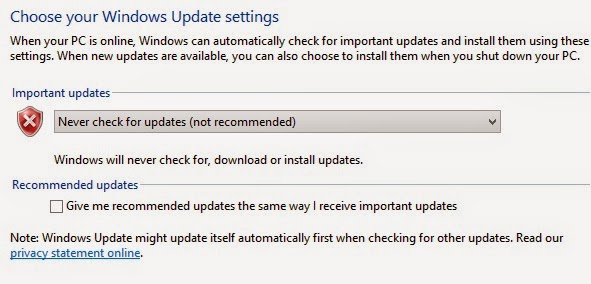 turn off automatic updates windows 8 turn off automatic updates windows 8