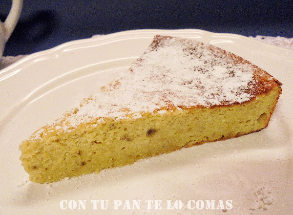 Pastel de plátano y requesón