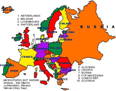 How To Learn The European Countries