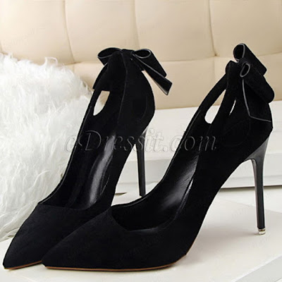 elegant suede closed toe high heel pumps shoes