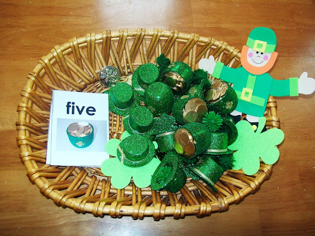 Number Words & St. Patrick's Day Object Sorting