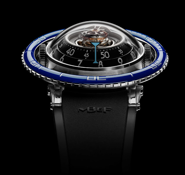 MB&F's new Horological Machine No. 7 Aquapod MBandF-HM7_TiBlue_Face