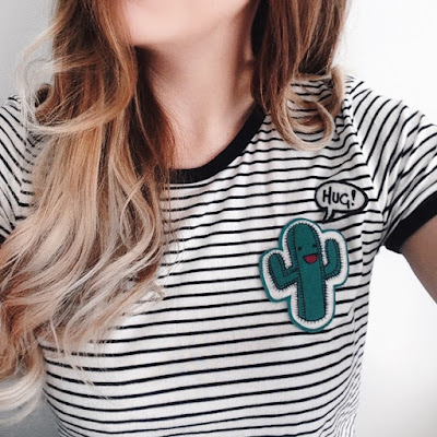 H&M Cactus T-Shirt - Pale Aesthetic