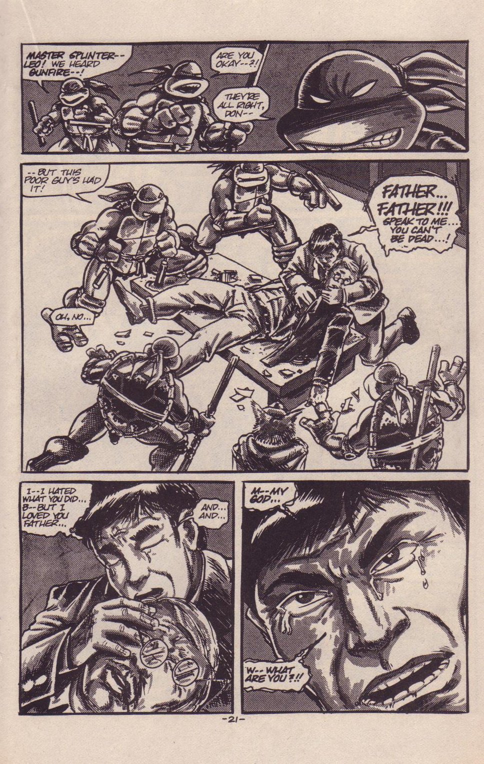 Read online Teenage Mutant Ninja Turtles (1984) comic -  Issue #9 - 23
