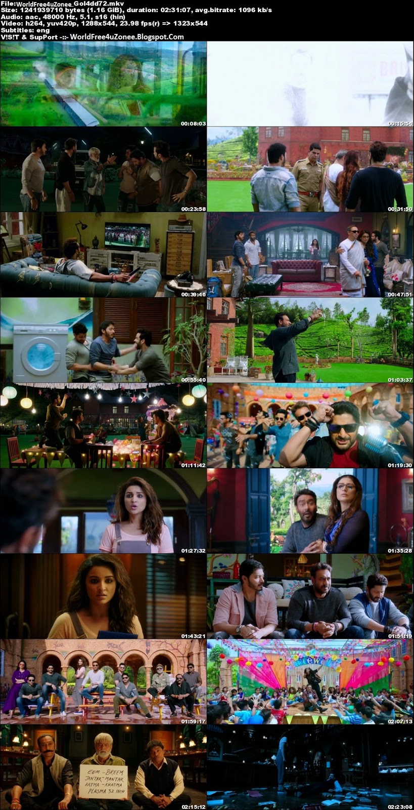 Golmaal Again (2017) Hindi DVDRip 720p 1.2GB Full Movie Free Download And Watch Online Latest Bollywood Hindi Movies 2017 Free At WorldFree4uZonee.Blogspot.Com