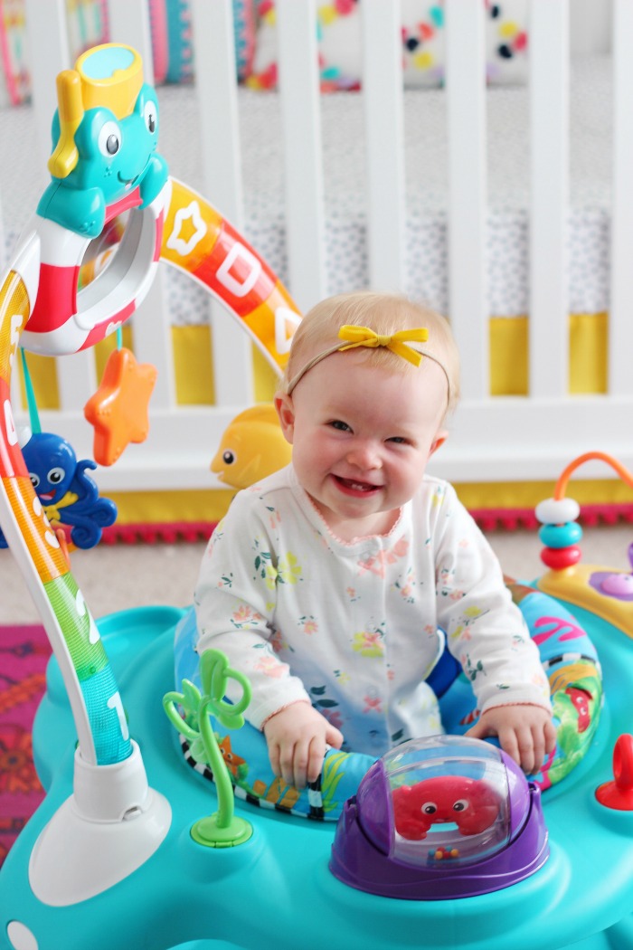 baby einstein 2 in 1 activity gym and saucer