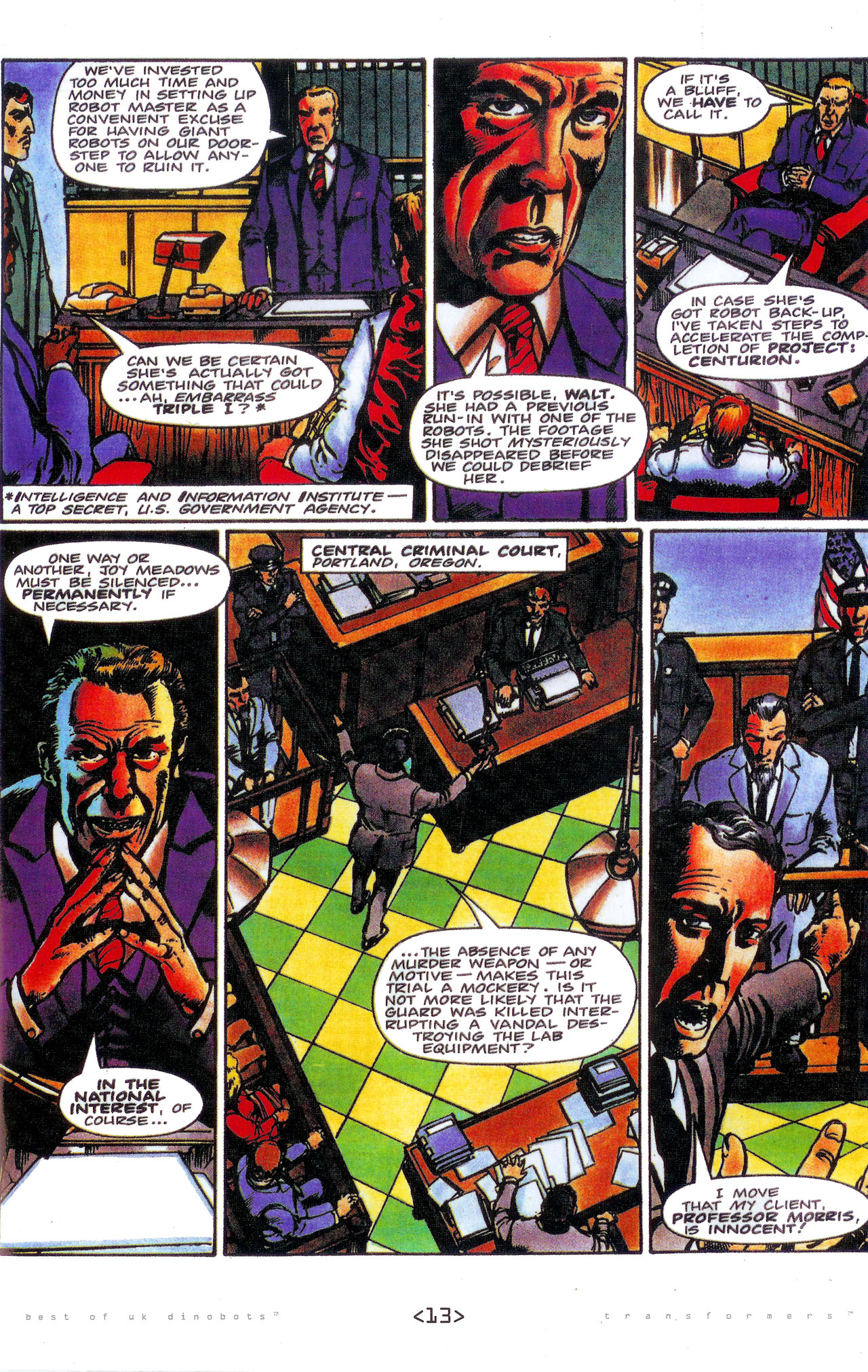 Read online The Transformers: Best of UK: Dinobots comic -  Issue #4 - 16