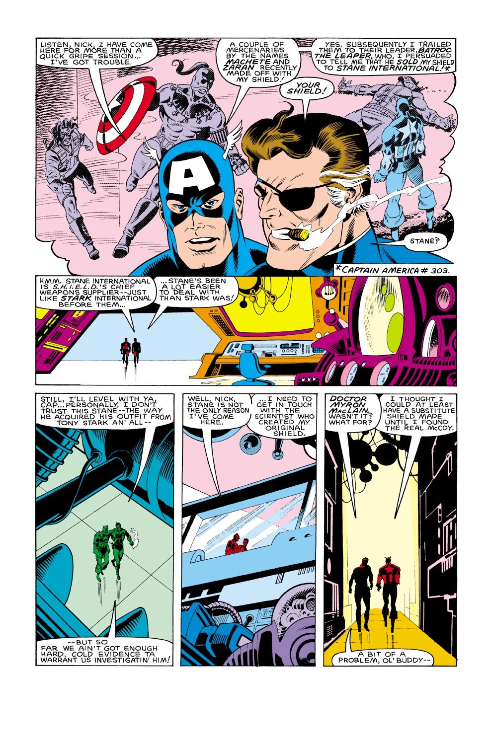 Captain America (1968) Issue #304 #232 - English 5