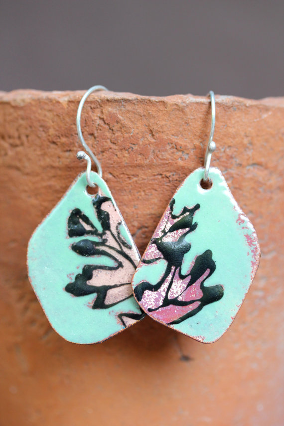 Nature Inspired Hand Painted Enamel Jewelry by Cynthia Del Giudice The Beading Gem's Journal