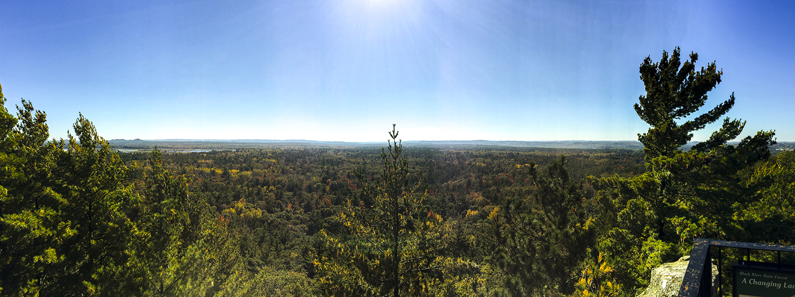 View from the Castle Mound Overlook
