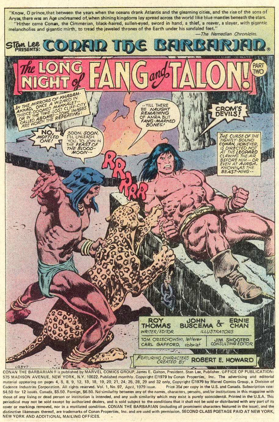 Read online Conan the Barbarian (1970) comic -  Issue #97 - 2