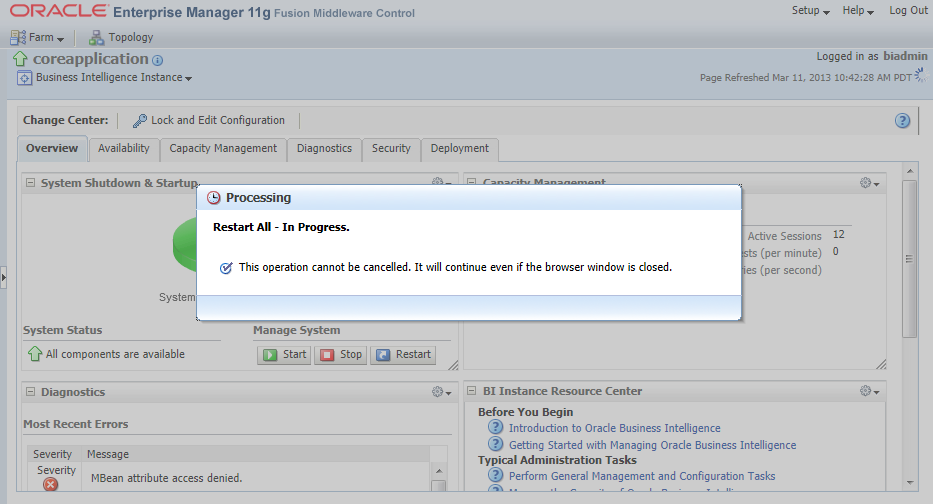 Adventures in OBIEE How to Enable Usage Tracking on OBIEE 11g (11.1.1.6.5)