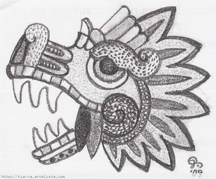 Dibujos cholos aztecasa lapiz - Imagui