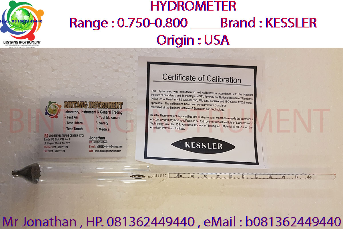 . 081362449440 Jual Hydrometer Kessler 0.7000.750 , 0.8000.850 , 0.