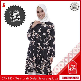 Jual RRJ068A138 Atasan Muslim Wanita Gania Tunik Vg BMGShop
