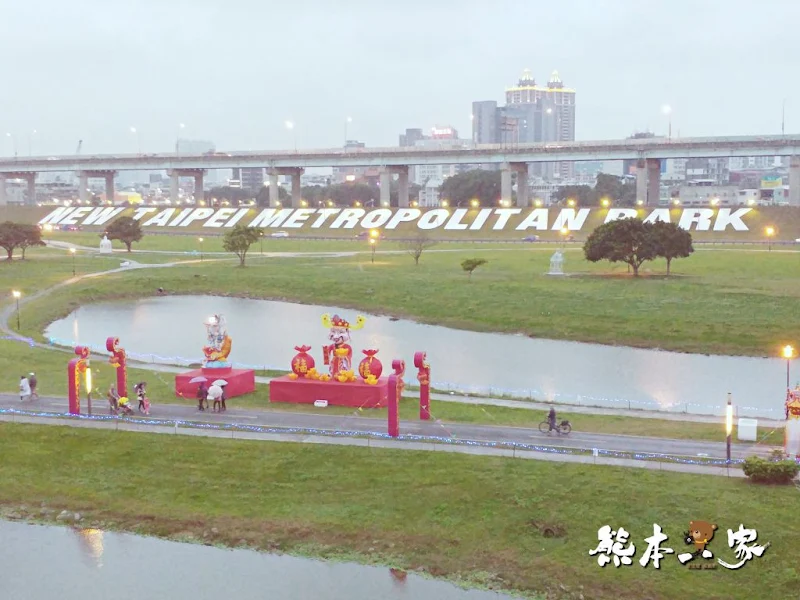 新北市祈福燈會豬福滿滿-元宵燈會活動|大台北都會公園|捷運三重站