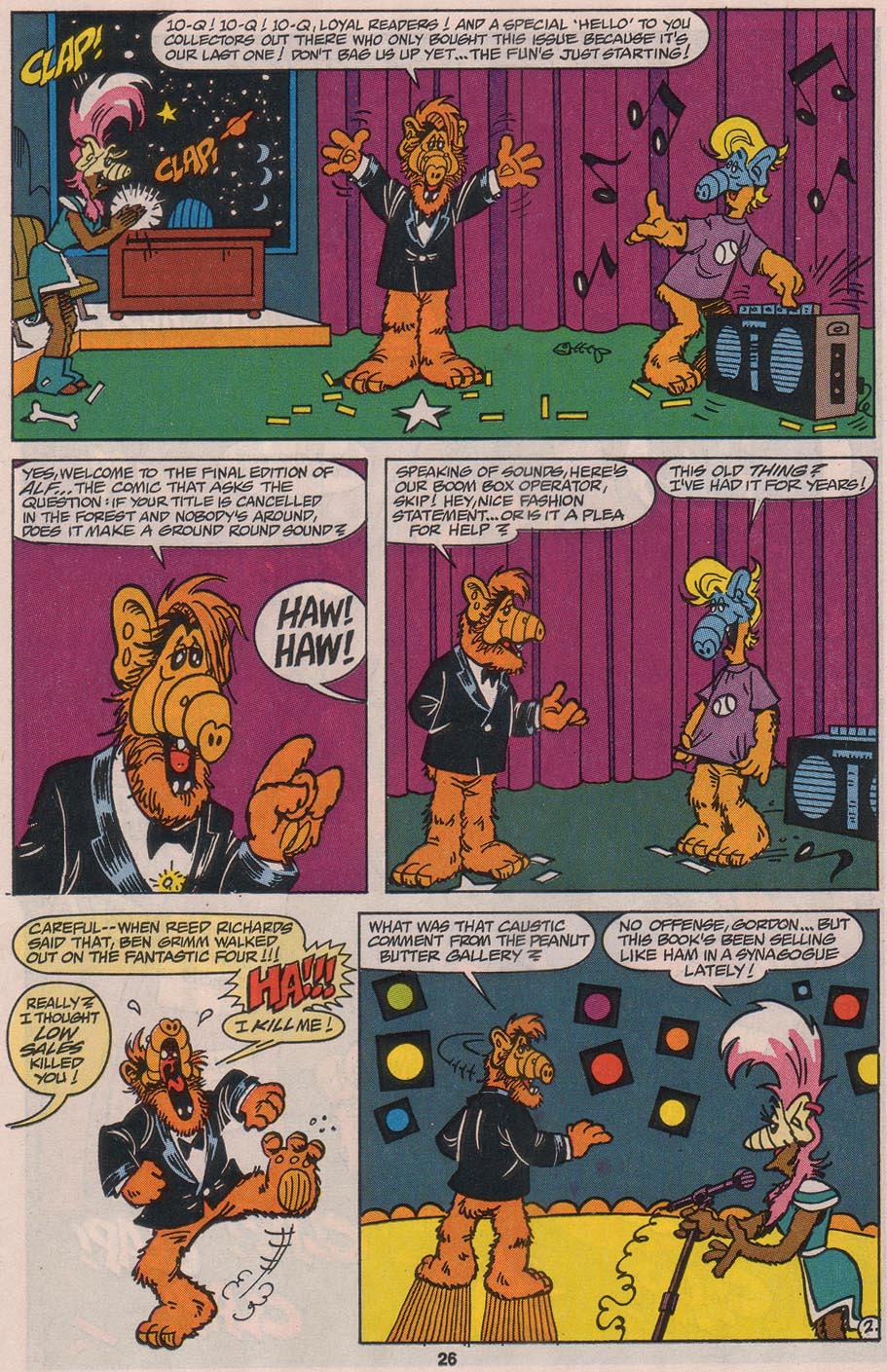 Read online ALF comic -  Issue #50 - 28