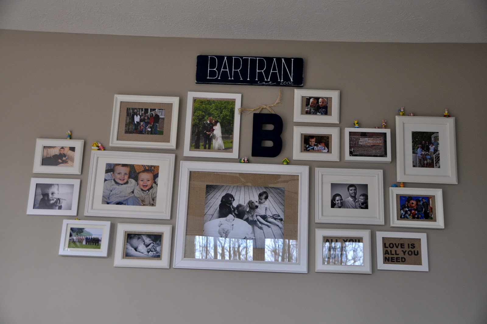 made Photo Wall Fun...{part 2}