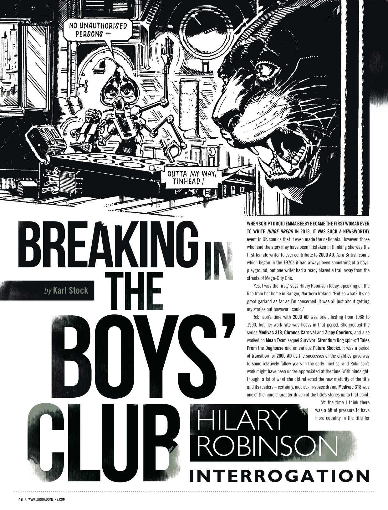 Read online Judge Dredd Megazine (Vol. 5) comic -  Issue #346 - 47