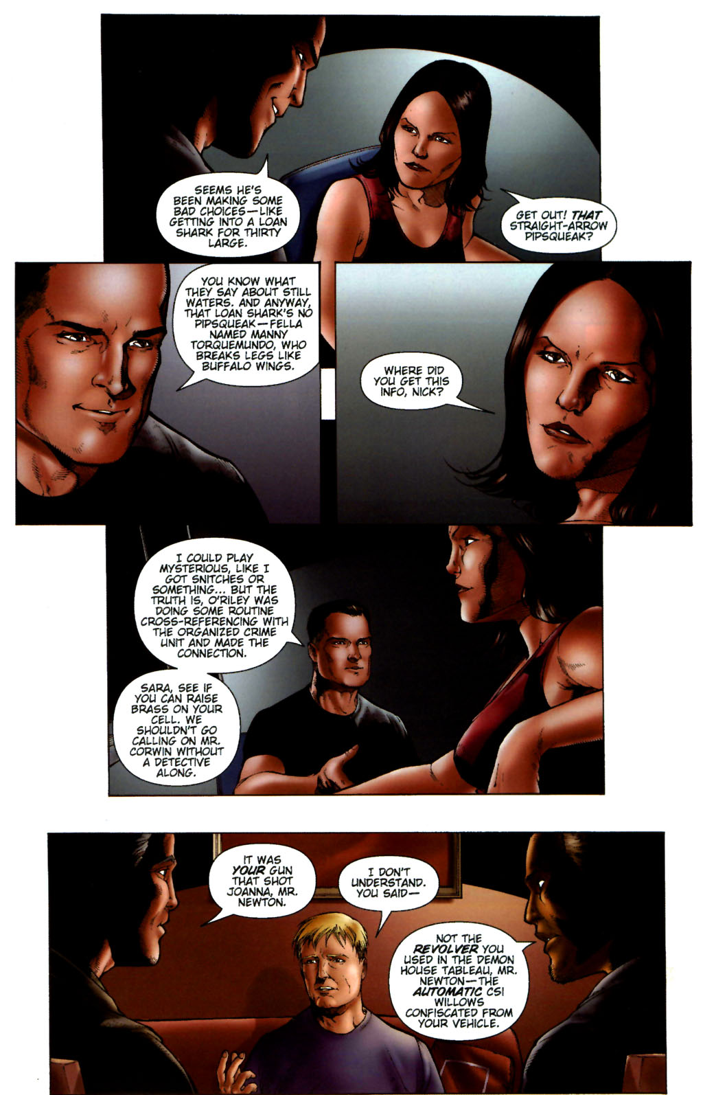 Read online CSI: Crime Scene Investigation: Demon House comic -  Issue #5 - 15