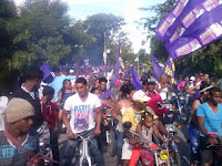  PEÑÓN,- El municipio de Peñon da su respaldo a Fabio Canario durante marcha caravana, 