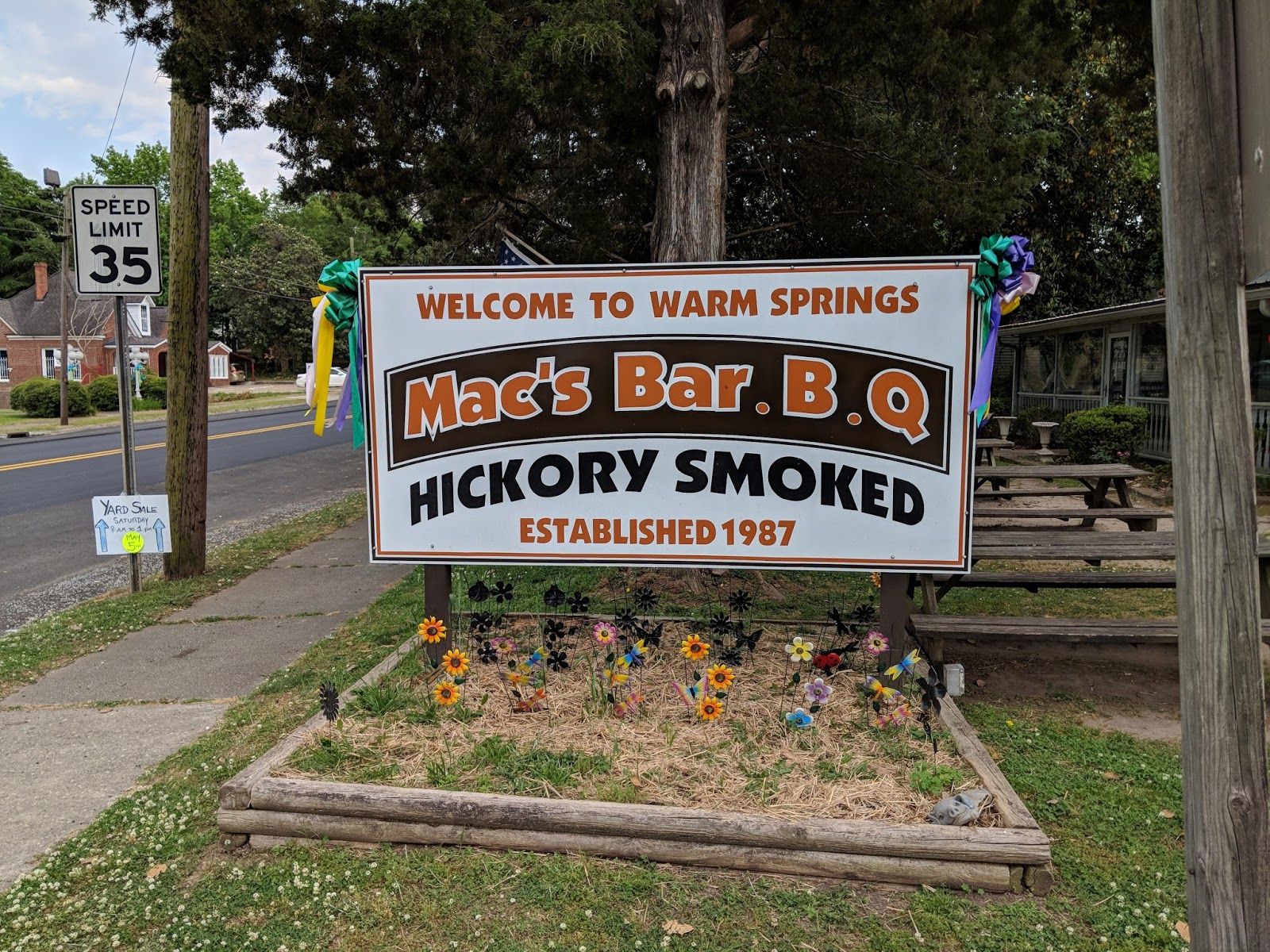 Warm Springs GA Mac's Bar. B. Q
