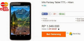 Mito Fantasy T77L, Tablet Murah 1 Jutaan, Spesifikasi Tidak Mengecewakan