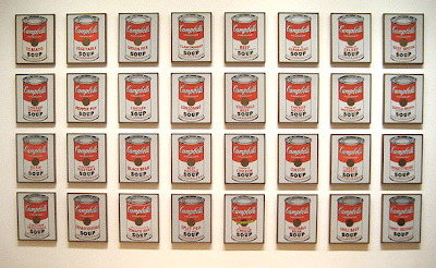 32 Campbell's Soup Cans, Andy Warhol, 1962