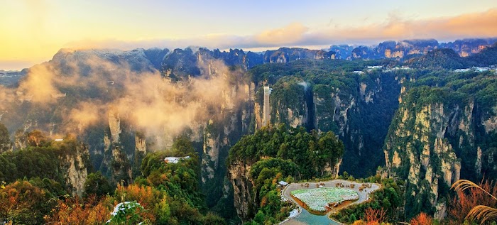 UNESCO World Heritage Zhanjiejia Canyon Amazing of China