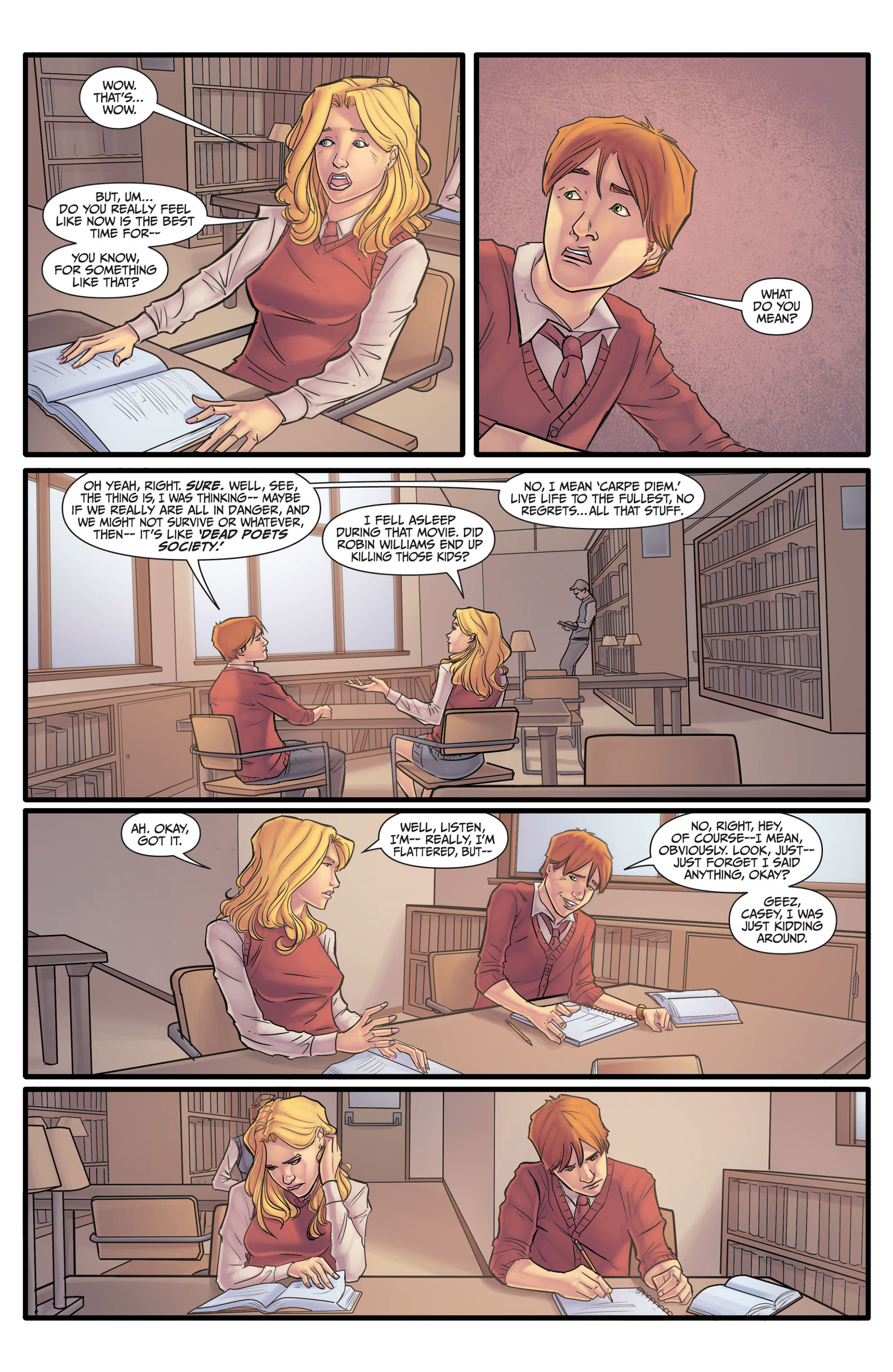 Read online Morning Glories comic -  Issue #8 - 8